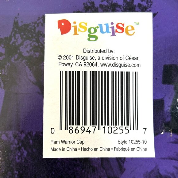 Ram Warrior Vinyl Cap  Mask Fright Asylum NWT NOS VTG - Picture 11 of 11